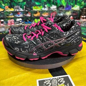 ASICS Gel Duomax Pink/Black Camo Size 6.5W